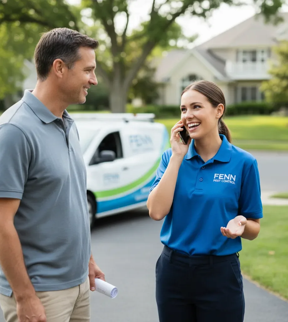 Fenn Pest Control customer support in Marvin